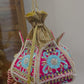 Rani pink lotus potli