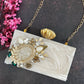 Magical White Resin Clutch