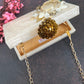 Magical White Resin Clutch